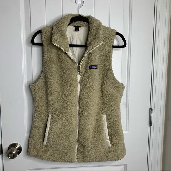 Patagonia los gatos fuzzy zip up vest jacket size large‎ women’s gorpcore - Picture 1 of 6